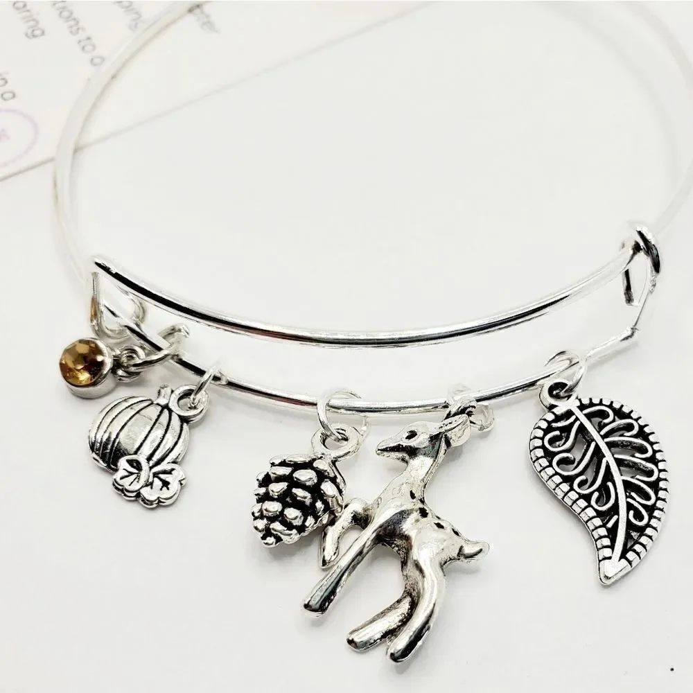 Fall Favorites Adjustable Bangle Bracelets